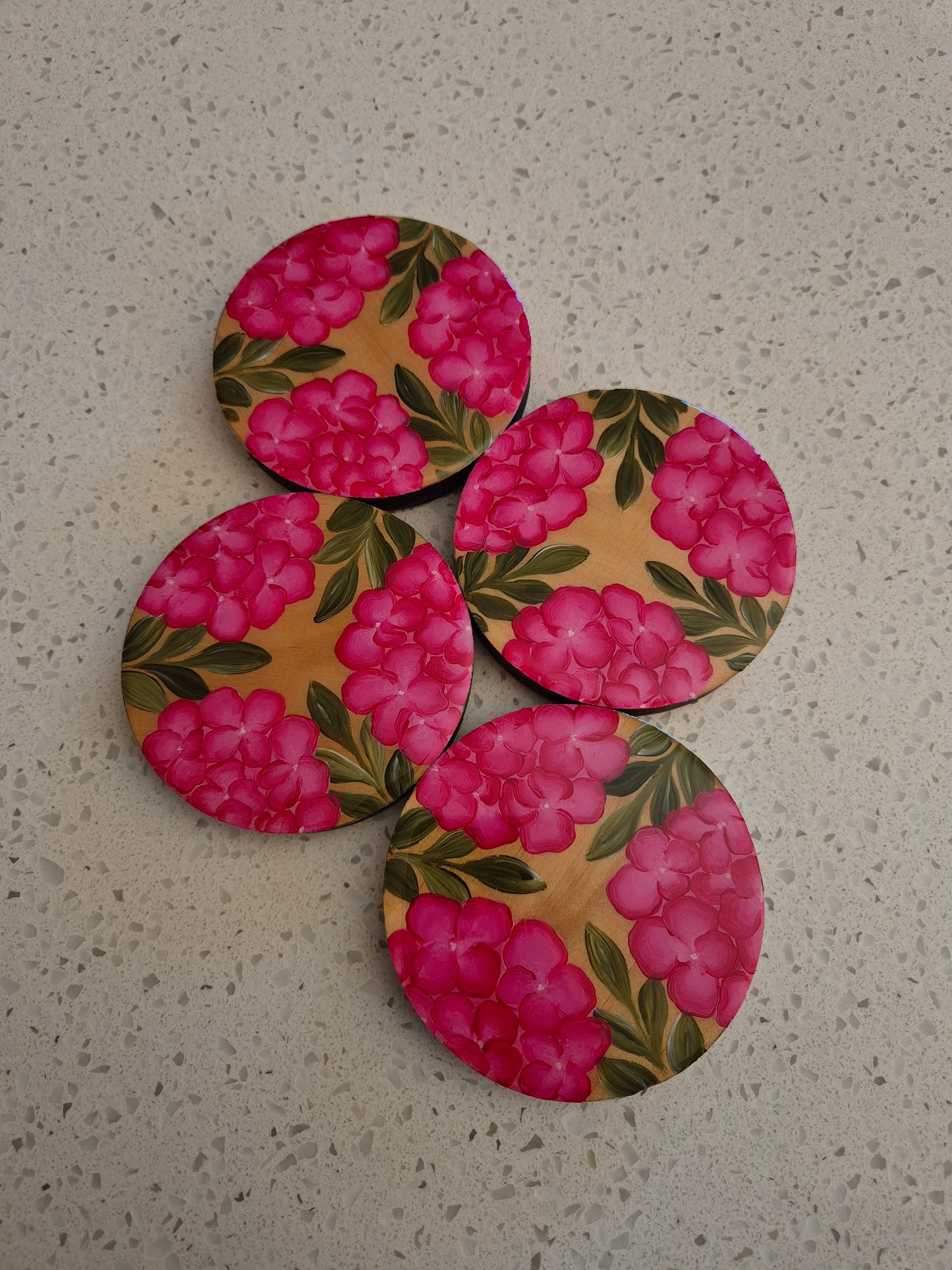 Round coasters
