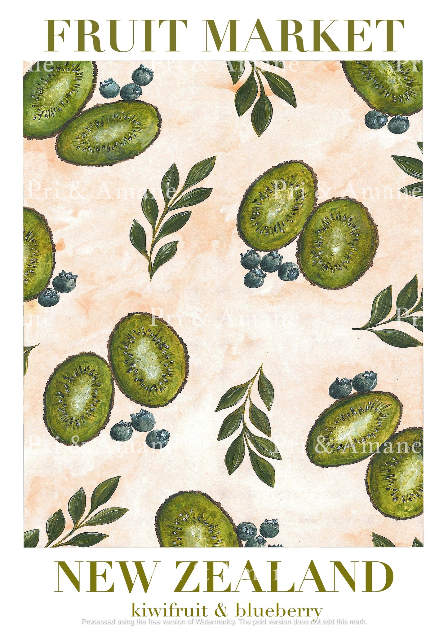 Fruit Market print