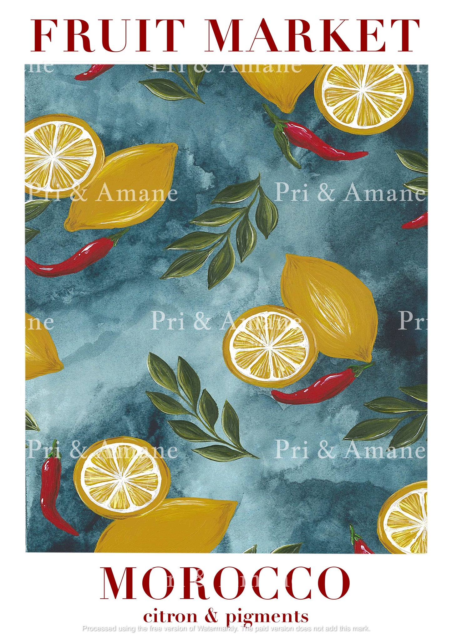 Fruit Market print