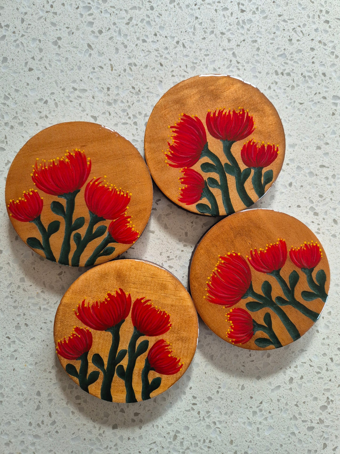 Round coasters